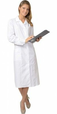 Халат женский с рельефом белый (56-58 / 170-176) | купить Практик Борисов 