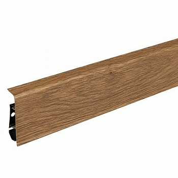 Плинтус ПВХ Arbiton Indo 12 Дуб Темный 2500х70х26мм (Беларусь) в Борисове