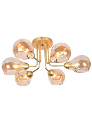 Светильник потолочный ХА1194В/6 золото хром (Китай)