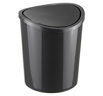Ведро мусорное настольное 1.6 л, графитовый, IDEA М 2490 (Россия)