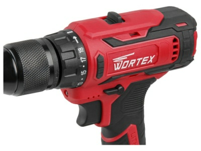 Дрель-шуруповерт аккумуляторная WORTEX BD 1820-1 Li (Китай) 