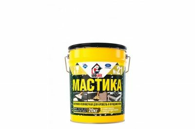 Мастика кровельная и гидроизоляционная МБПХ IzoLUX №21, 20кг (Беларусь) Мастика кровельная и гидроизоляционная МБПХ IzoLUX №21, 20кг (Беларусь)