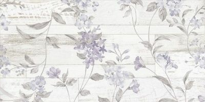 Керамическая плитка для стен Панно Сан-Ремо 2 белый 25*50см (Беларусь)