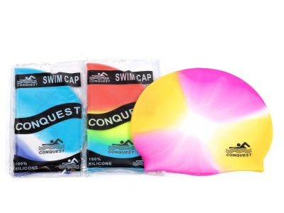 Шапочка для плаванья силиконовая 22*19 см  арт 10478966 (Китай) 