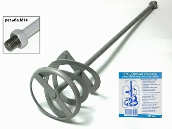 Микер стоительный Фиолент с резьбой м14, насадка к МД1-11Э (Украина)