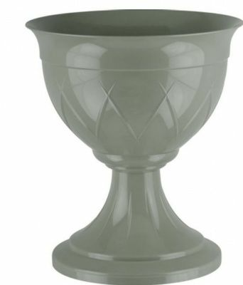 ГОРШОК ЛИЛИЯ НА НОЖКЕ 9 л дымчатый серый (Россия)