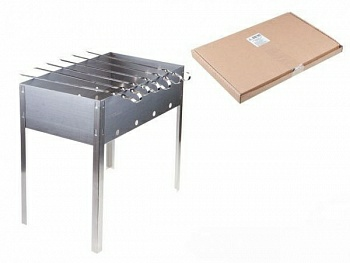 Мангал сборный «Эконом» с шампурами (400х250х400) PERFECTO LINEA, арт.47-750063 (Россия) Мангал сборный «Эконом» с шампурами (400х250х400) PERFECTO LINEA, арт.47-750063 (Россия)