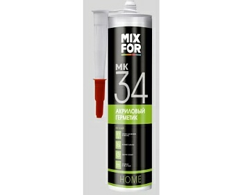 Герметик MIXFOR МК34 Acrylic Sealant  260мл белый (Польша)