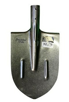 Лопата штыковая остроконечная из рельсовой стали К2 00000181 (Китай)