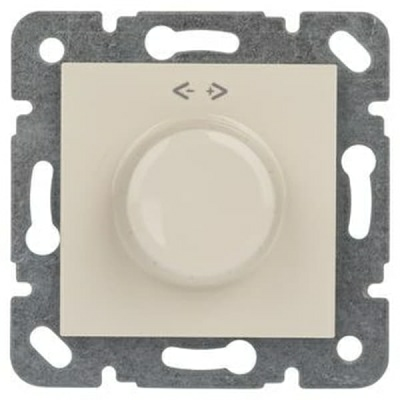 Выключатель-диммер без рамки кремовый (Турция)