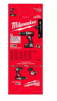 Аккумуляторная дрель-шуруповерт MILWAUKEE M18 BPD-202C (Li-Ion2Ач) 4933443515 (Германия) 