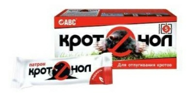 Средство для отпугивания кротов КРОТОНОЛ, 5*20г (Россия)
