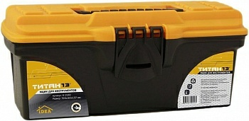 Ящик для инструмента пластмассовый ТИТАН, 32,4х16,5х13,7см, 13" (Россия)