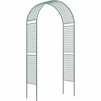 Арка садовая разборная «Сетка широкая» 2,5 х 0,5 х 1,2м (Россия)