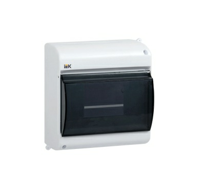 Бокс IEK КМПн 2 прозрачная крышка IP30 2 модульный (Россия)