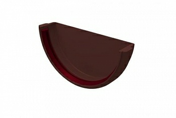 Заглушка желоба универсальная ПВХ 120/87 мм Grand Line (Россия)