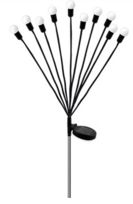 Солнечный светильник светлячок теплый белый 10led SN-10 led (Китай)