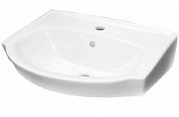 Умывальник Альбано 55 с/о белый (55 см) с креплением 1с (Украина)