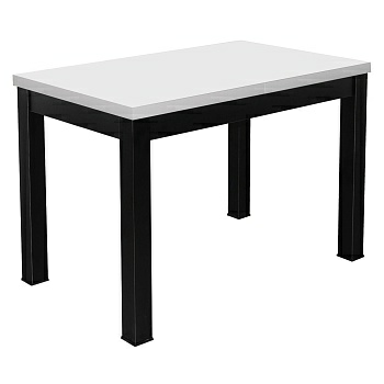 Стол раздвижной BLACK 1100(1490)*670*760 белый матовый (Китай) Стол раздвижной BLACK 1100(1490)*670*760 белый матовый (Китай)