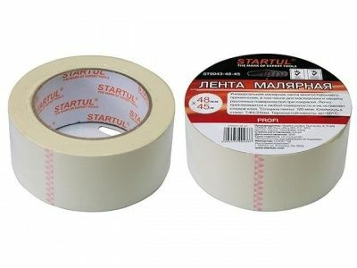 Лента малярная STARTUL PROFI 38мм*45м белая