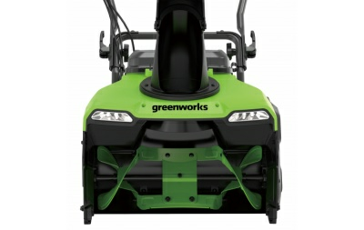 Снегоуборщик аккумуляторный Greenworks 40V GD40STX2 (1хАКБ 4ч и ЗУ) 51см 2603407UB (Китай)