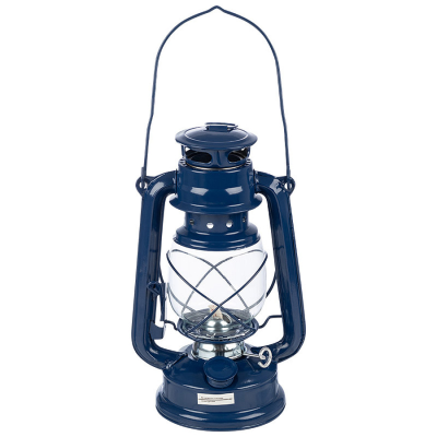 Лампа керосиновая 24,5 см синий (Россия)