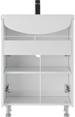 Тумба Айсберг под умывальник "Уют 60 Лилия" белая (Россия)