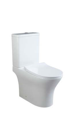 Унитаз напольный BERNINA Tornado безободковый (Китай)