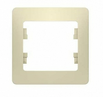 Рамка-1 Glossa горизонтальная (бежевая) (Латвия)