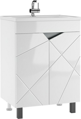 Тумба напольная "Villy 60" под  умывальник Alba 60/Bazis 60 6130 (Россия)