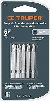 Набор бит в ассортименте 51 мм, (Россия)