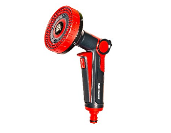 Пистолет-распылитель 6 режимов, пластиковый, с клавишей 2512 OKINAWA (Китай)