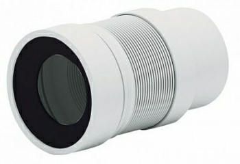 Удлинитель гибкий для унитаза с выпуском 110 мм К821 (Россия)