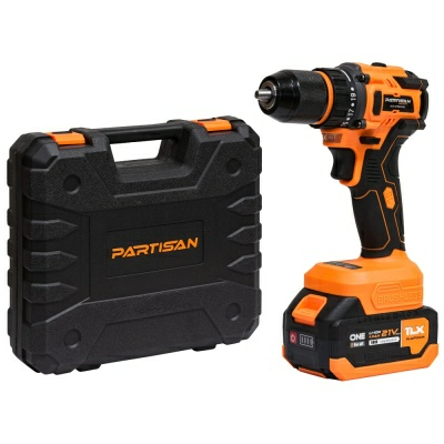 Дрель-шуруповерт аккумуляторная PARTISAN AD-2180BLPSN (Китай) 