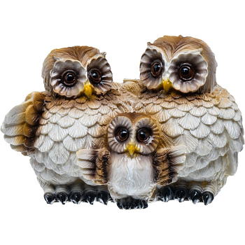 Статуэтка полистоун  "Семья сов" 18*9*12 см 30540636 (Китай)
