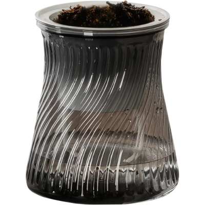 Кашпо с автополивом Botanica Twist 10x13.5см черный (Китай)