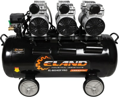 Компрессор безмасляный EL-8034OF PRO ELAND (Китай)