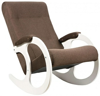 Кресло-качалка Бастион 3 United 8 с белыми ногами (Беларусь)