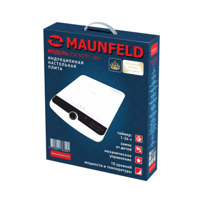 Электрическая индукционная плитка MAUNFELD EVI M291-WH (Китай)