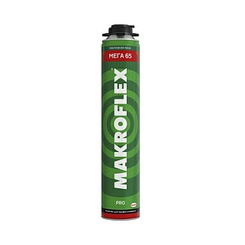 Пена монтажная пистолетная Makroflex Mega 65 PRO 850мл (Турция)