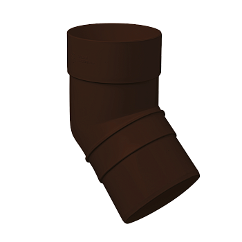 Колено трубы 67° АП Комфорт ПВХ 85мм (Россия)