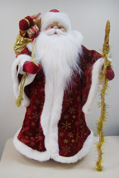 "Дед Мороз" в красной шубе 60 см. 600151 (Китай)
