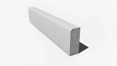 Борт тротуарный серый 100*20*8 см (Беларусь)