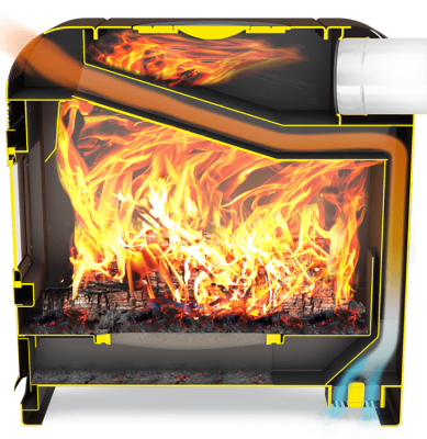 Печь отопительная МЕТЕОР-150 (Россия)