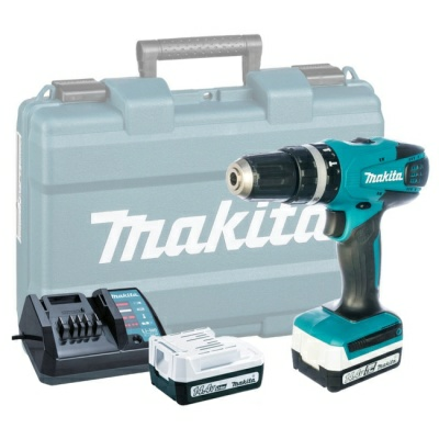 Аккумуляторная ударная дрель-шуруповерт MAKITA HP 347 DWE (Китай)