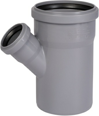 Тройник канализационный внутренний ПП 110/50/45° Valfex (Россия)