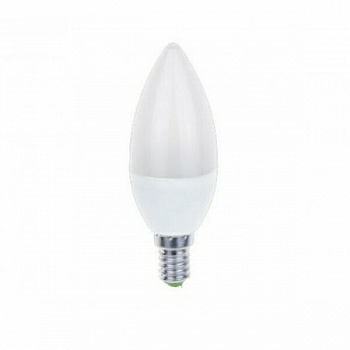 Лампа светодиодная LED лайт Свеча С37 6W E14 3000К АБВ (Австрия)