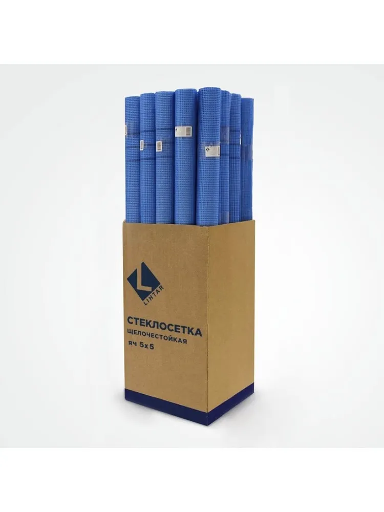 Стеклосетка MINI Синяя LIHTAR 1х5м ячейки 5х5 (Китай)