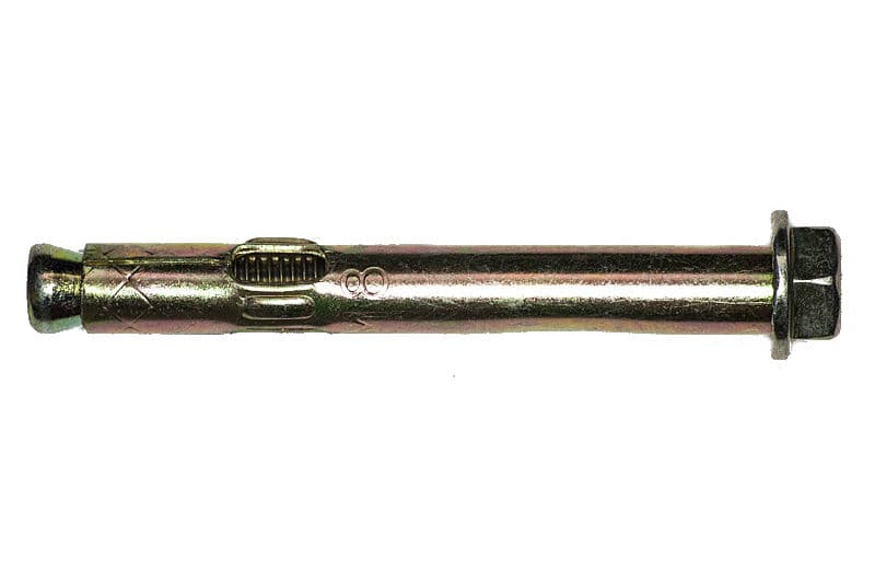 Анкерный болт с гайкой М8 10х125 желтый цинк (Китай)