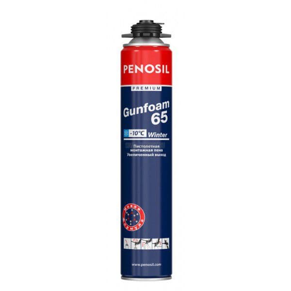 Пена монтажная всесезонная PENOSIL Premlum Gunfoam 65 ALL 850мл